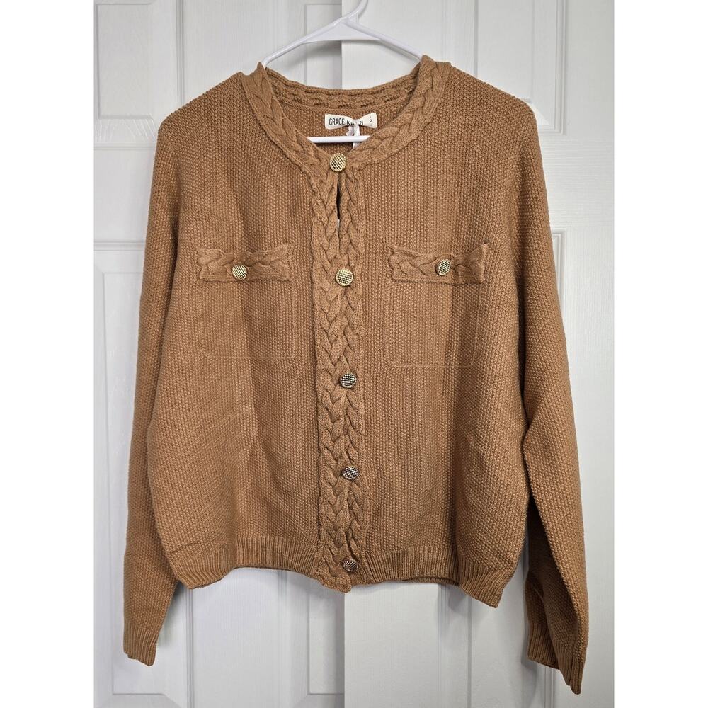 Grace Karin Women's Cardigan Sweater- Size Medium